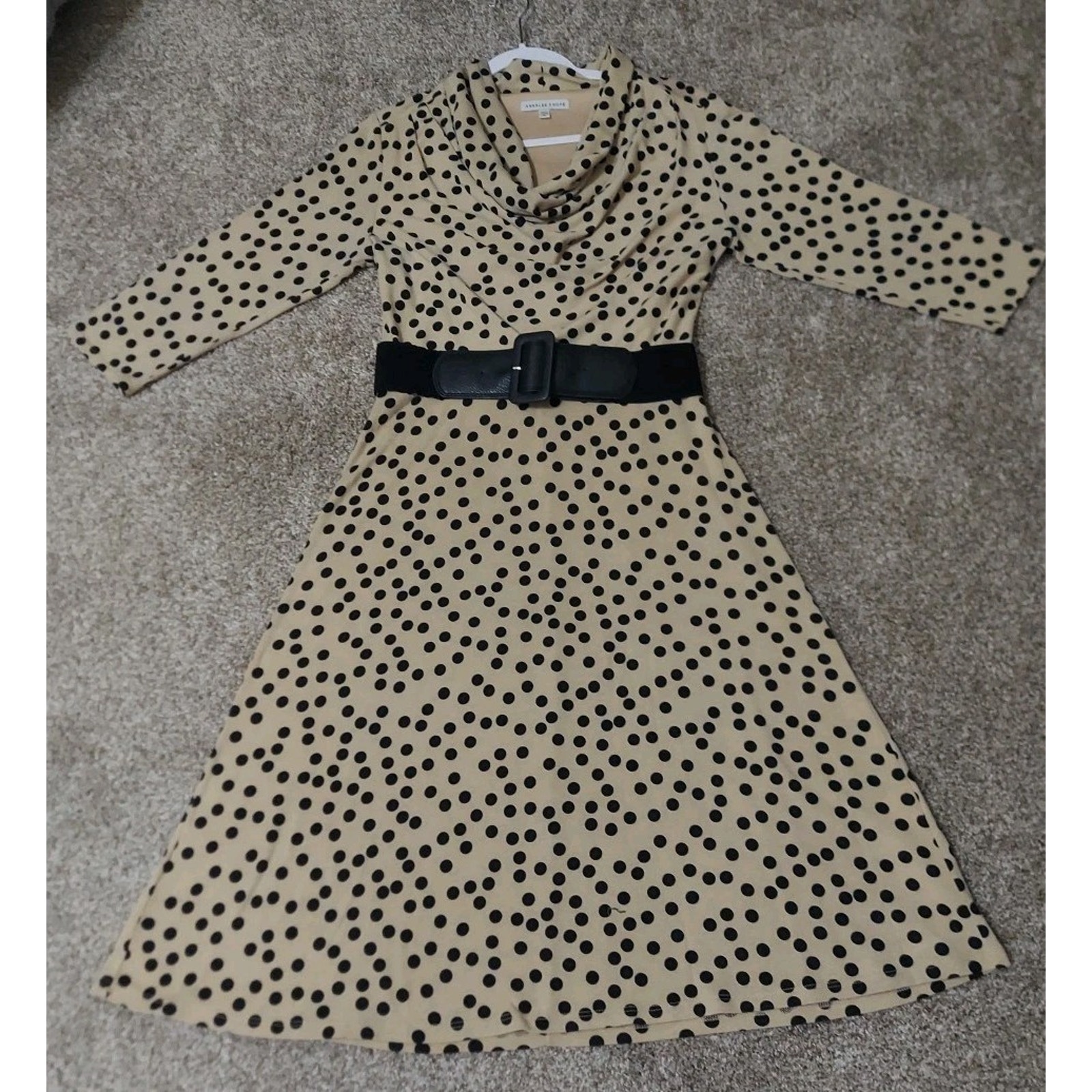 Annalee + Hope - Dress - Sz 6 Tan And Black